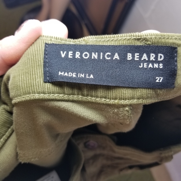 Veronica Beard Sheridan exaggerated high rise flare velvet corduroy cords - Picture 13 of 13